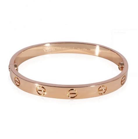 cartier rose gold bracelets|750 19 cartier ip 6688.